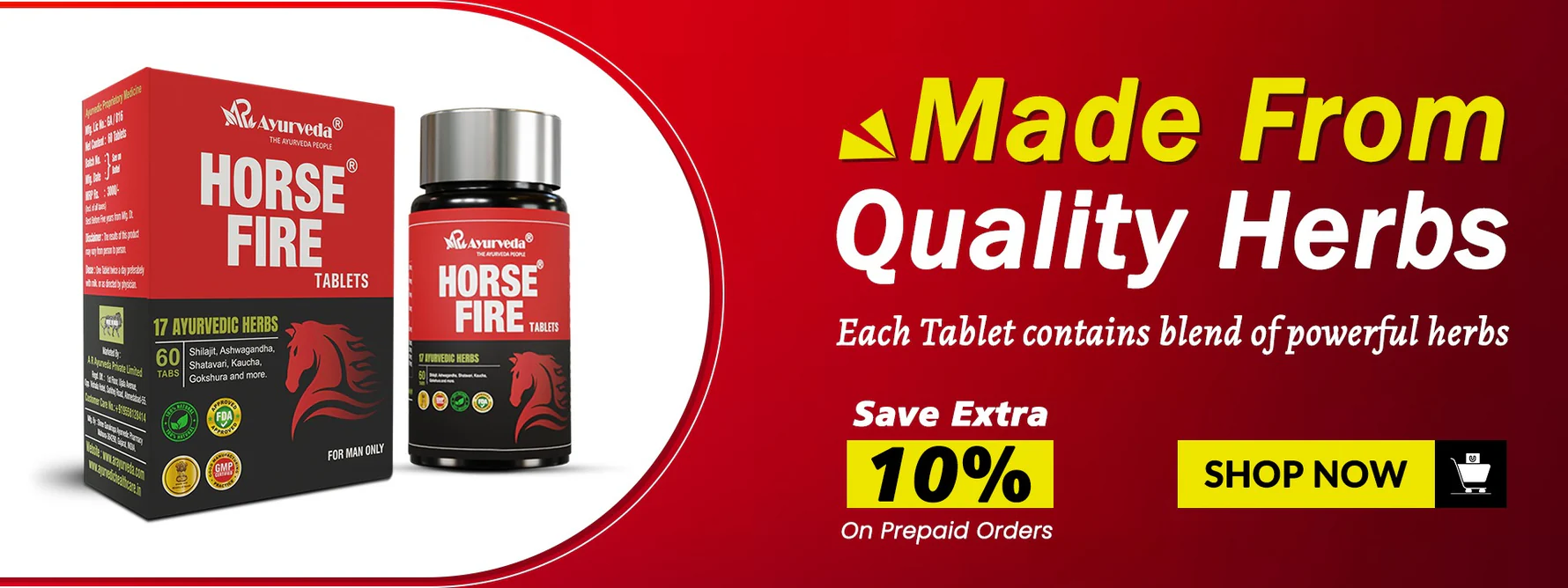 Horse fire tablet 19-03