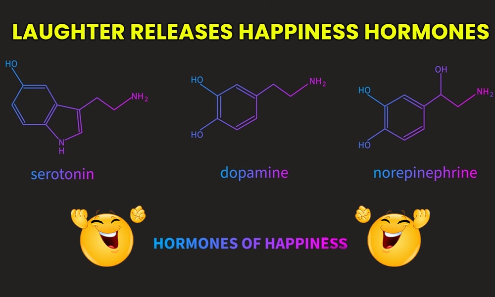 laughing therapy releases happy hormons