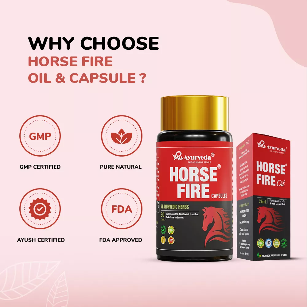 Horse Fire Capsule & Oil: Men's Wellness