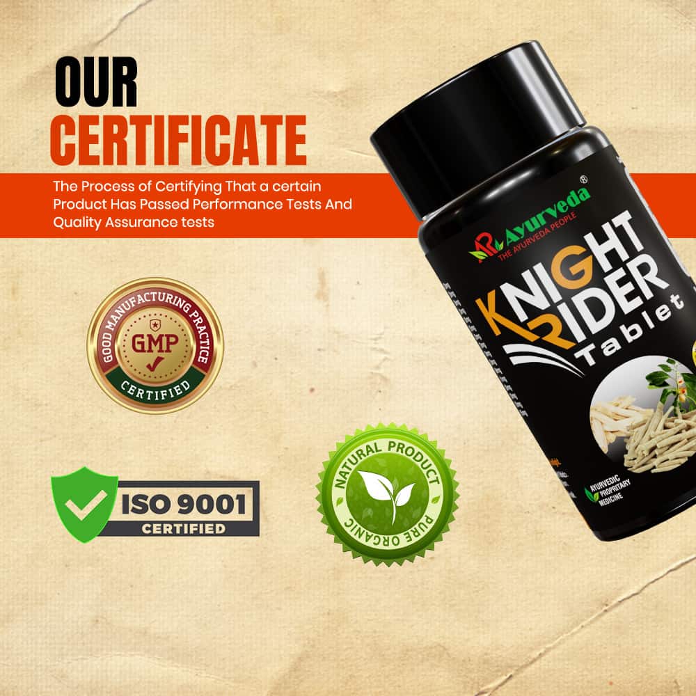 Knight Rider Tablet- Ayurvedic Power & Stamina Booster Medicine for Men