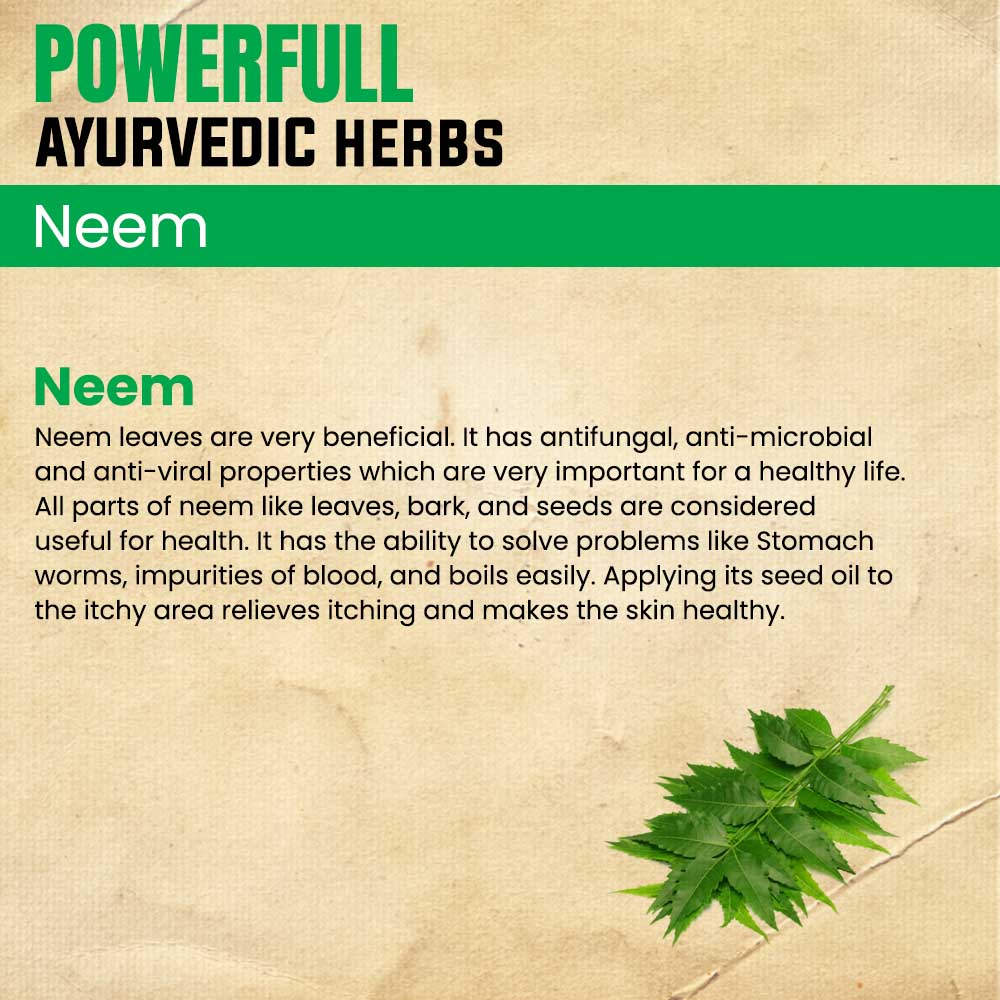 Neem Tablet- Herbal blood purifier and skin wellness medicine