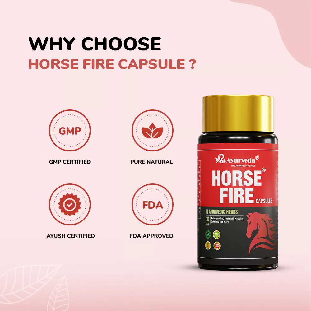 Horse Fire Capsule- Ayurvedic Product to boost Energy & Power