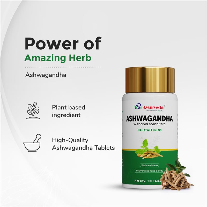 Ashwagandha Tablet- For Natural Energy, Strength & Calmness