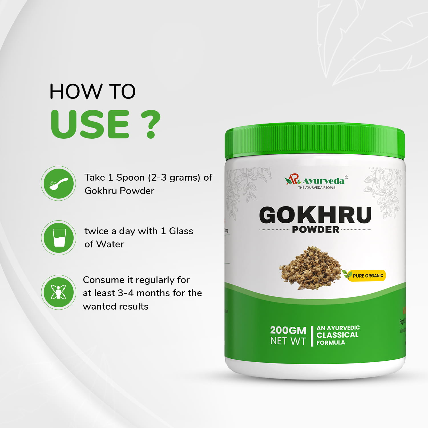 Gokshura Powder for Strength, Energy & Muscle Support | 200g