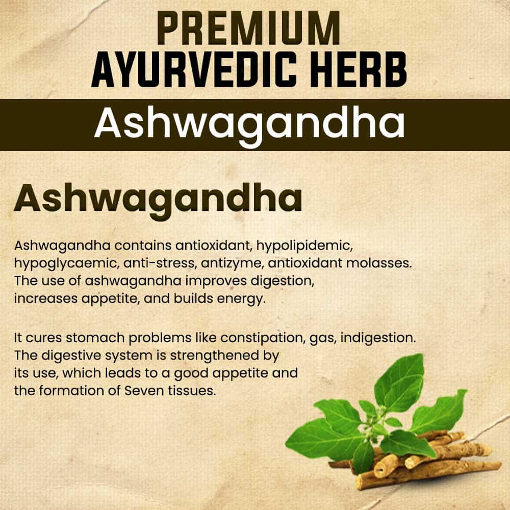 Ashwagandha Powder- Ayurvedic Weight Gain Powder