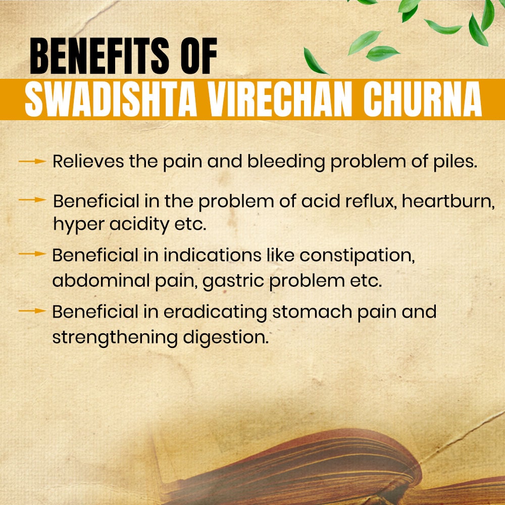 Swadisht Virechana Vati- Ayurvedic Formula that Stimulates Bowel Movements