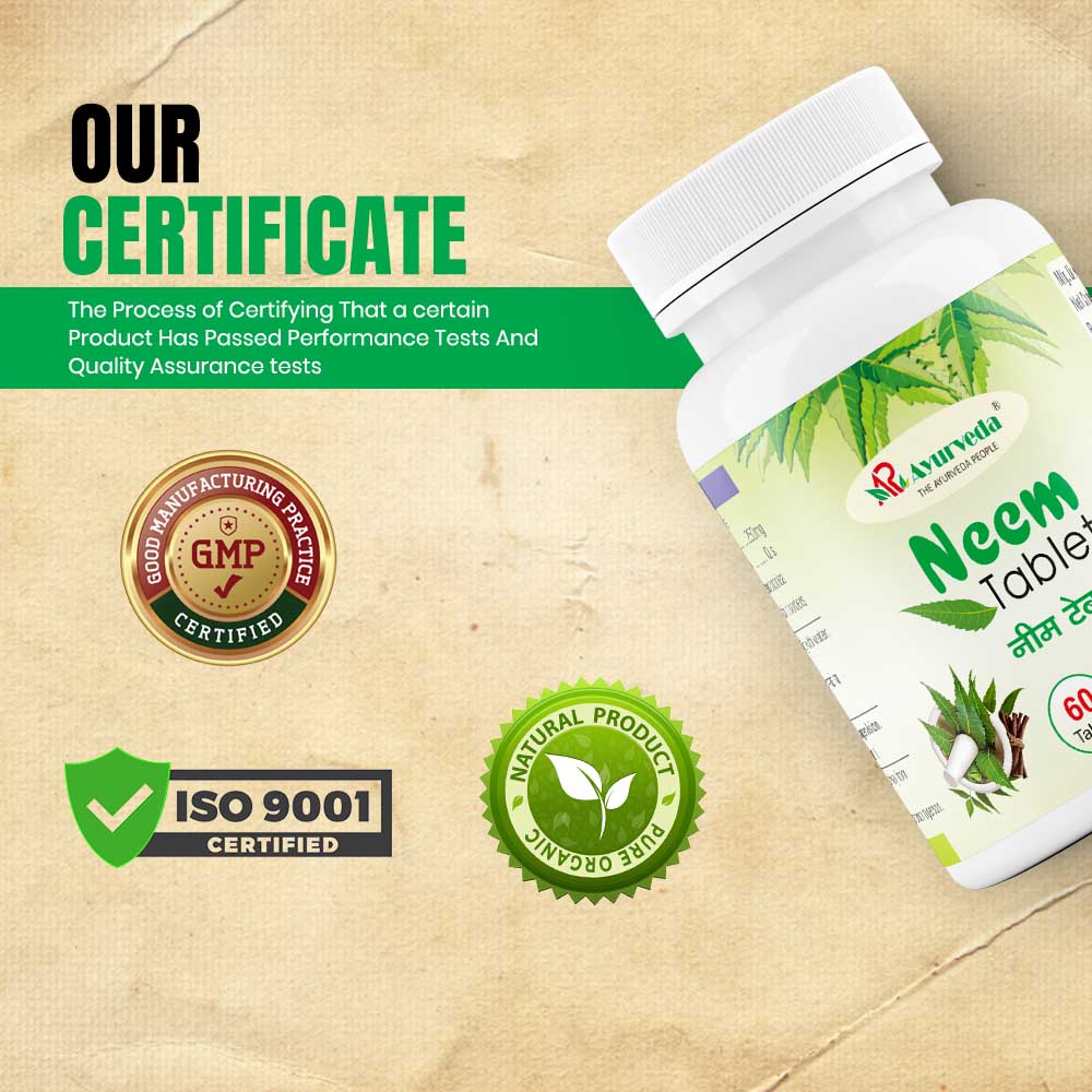 Neem Tablet- Herbal blood purifier and skin wellness medicine