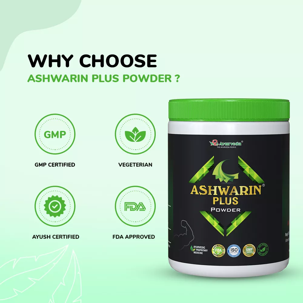 Ashwarin Plus powder- Ayurvedic weight & muscle gain powder 