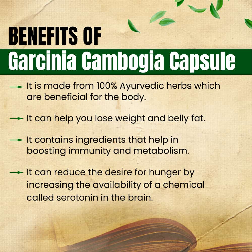Garcinia Cambogia Capsule- Ayurvedic weight loss capsule