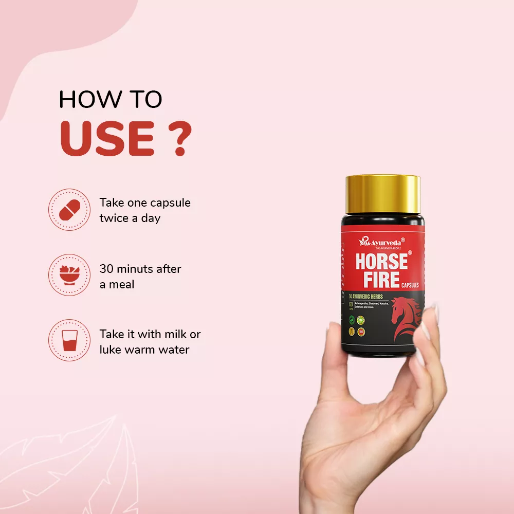 Horse Fire Capsule- Ayurvedic Product to boost Energy & Power