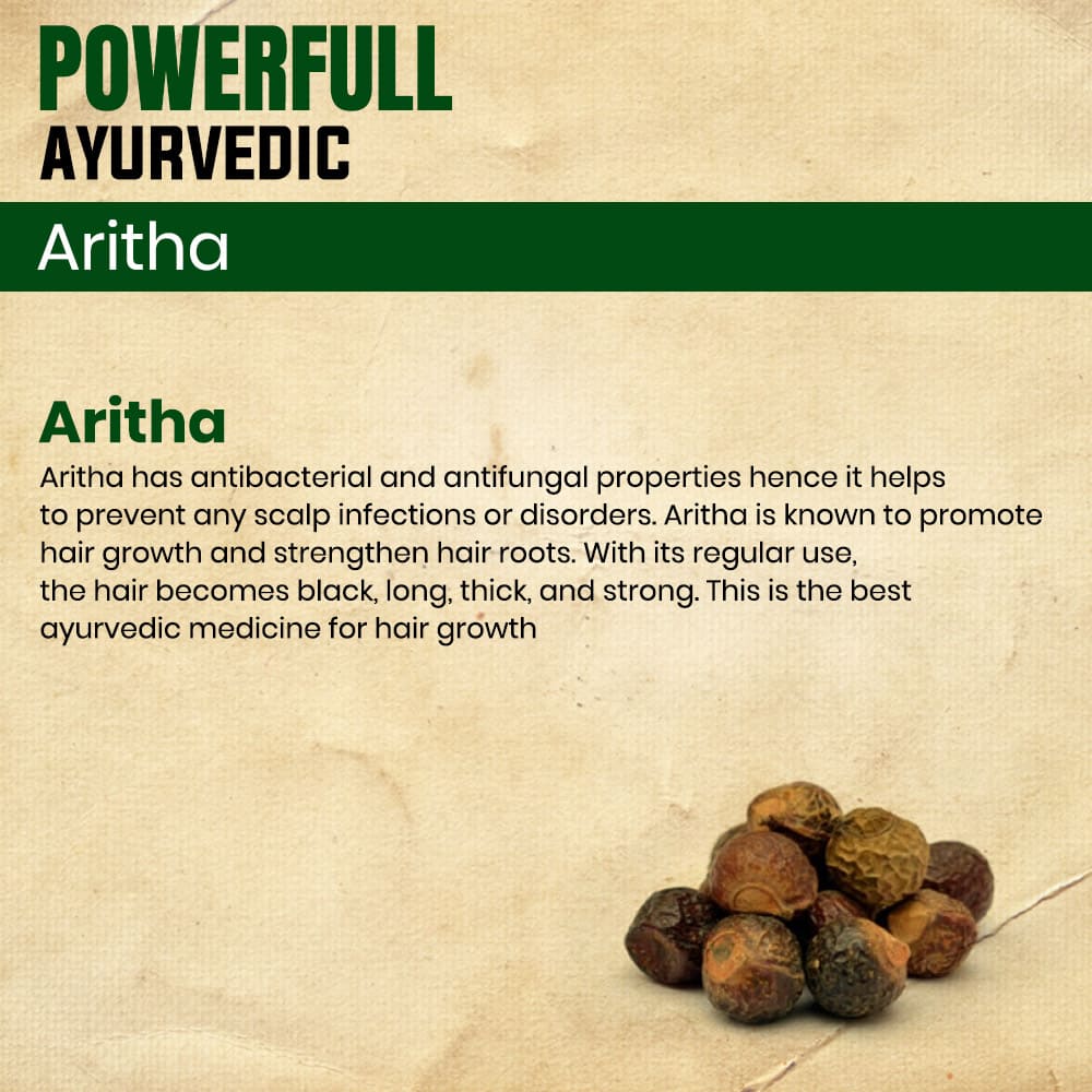 Aritha Powder- Best Ayurvedic Remedy for Dense and Soft Hair