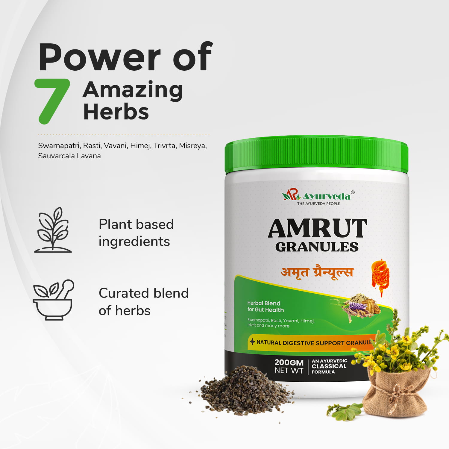 Amrut Granules- Natural Support for Constipation & Acidity