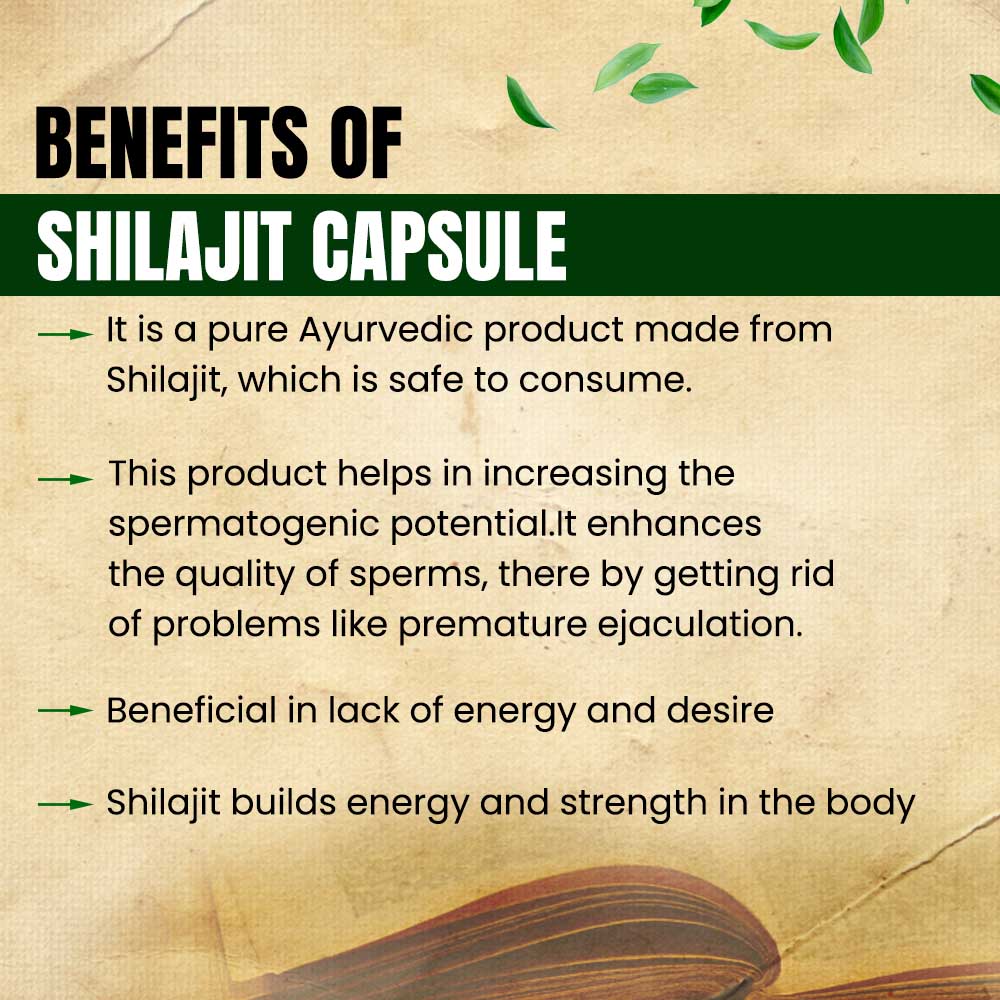 Shilajit Capsule- Increase Men's Strength & Stamina