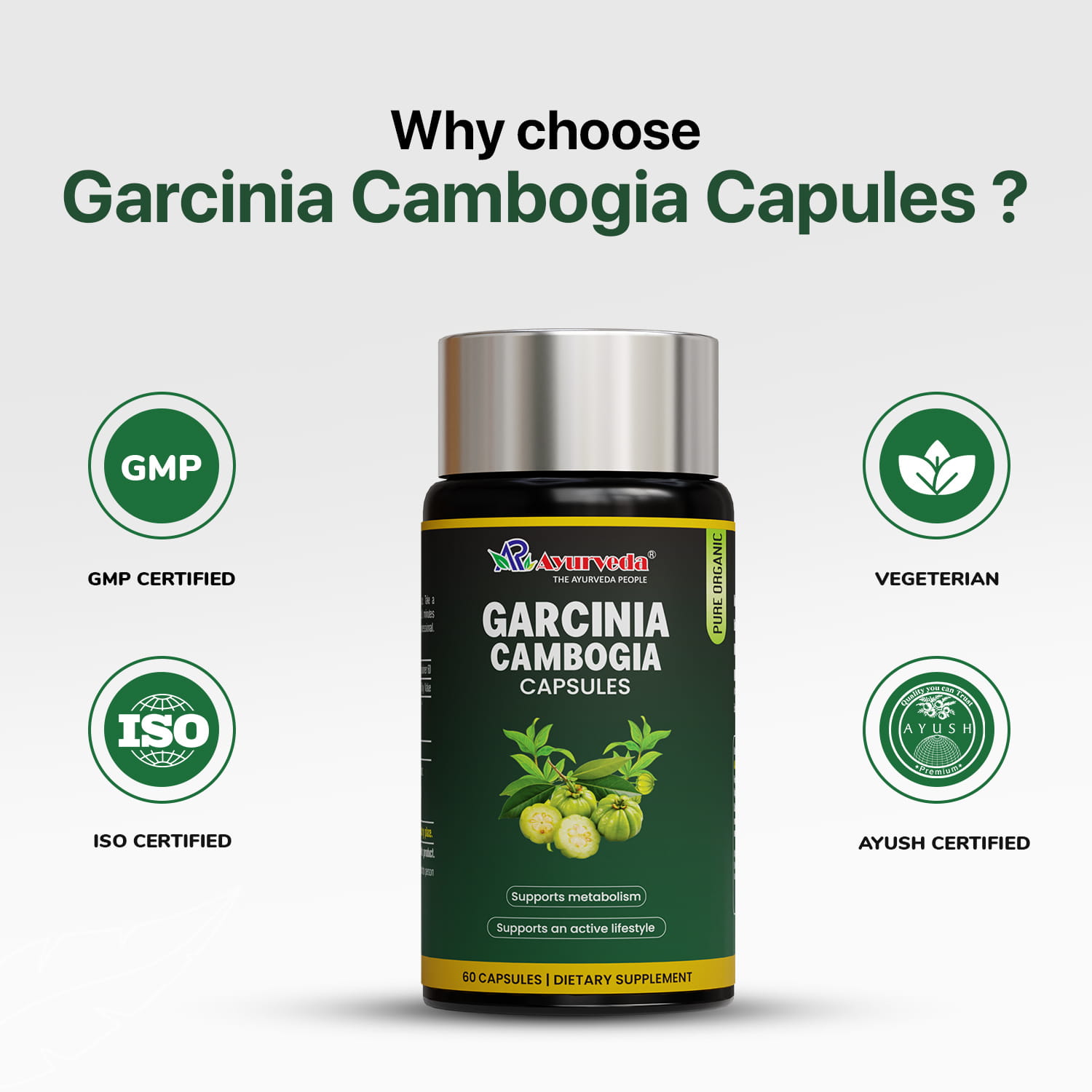 Garcinia Cambogia Capsule- Ayurvedic Weight Loss Capsule