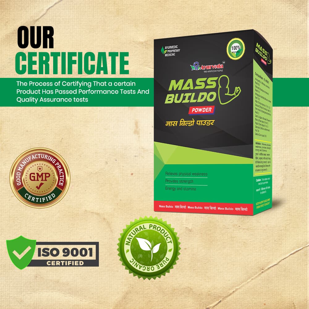 Mass Buildo Powder- Ayurvedic Powder For Muscle Gain