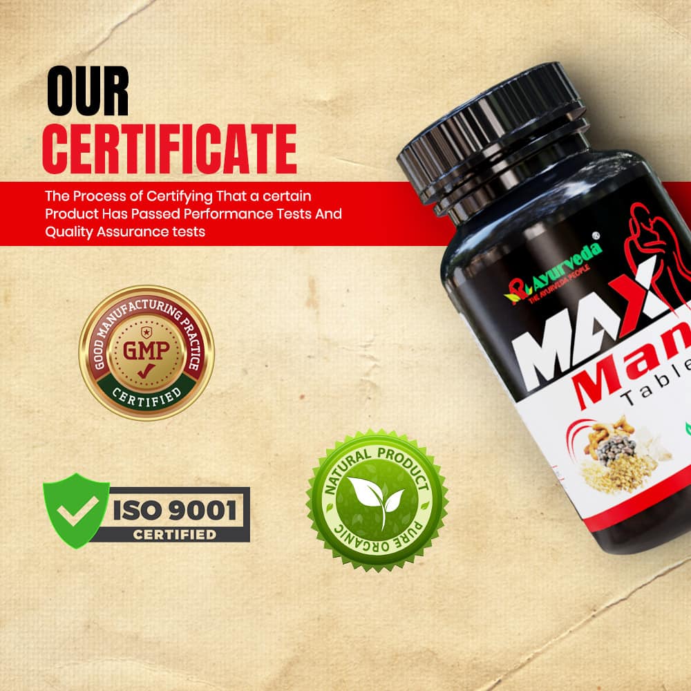 Max Man Tablet Combo - Best Male Performance And Stamina Booster