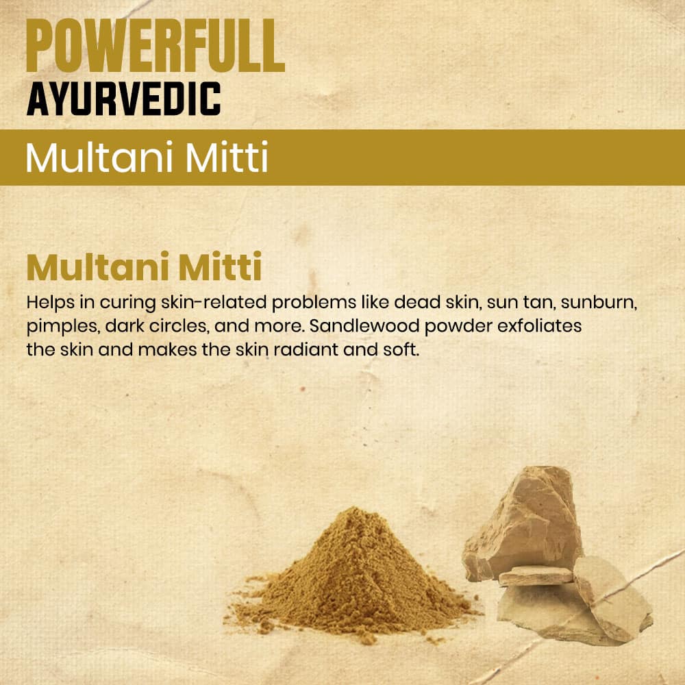 Multani Mitti- Natural Formula for Soft and Glowing Skin