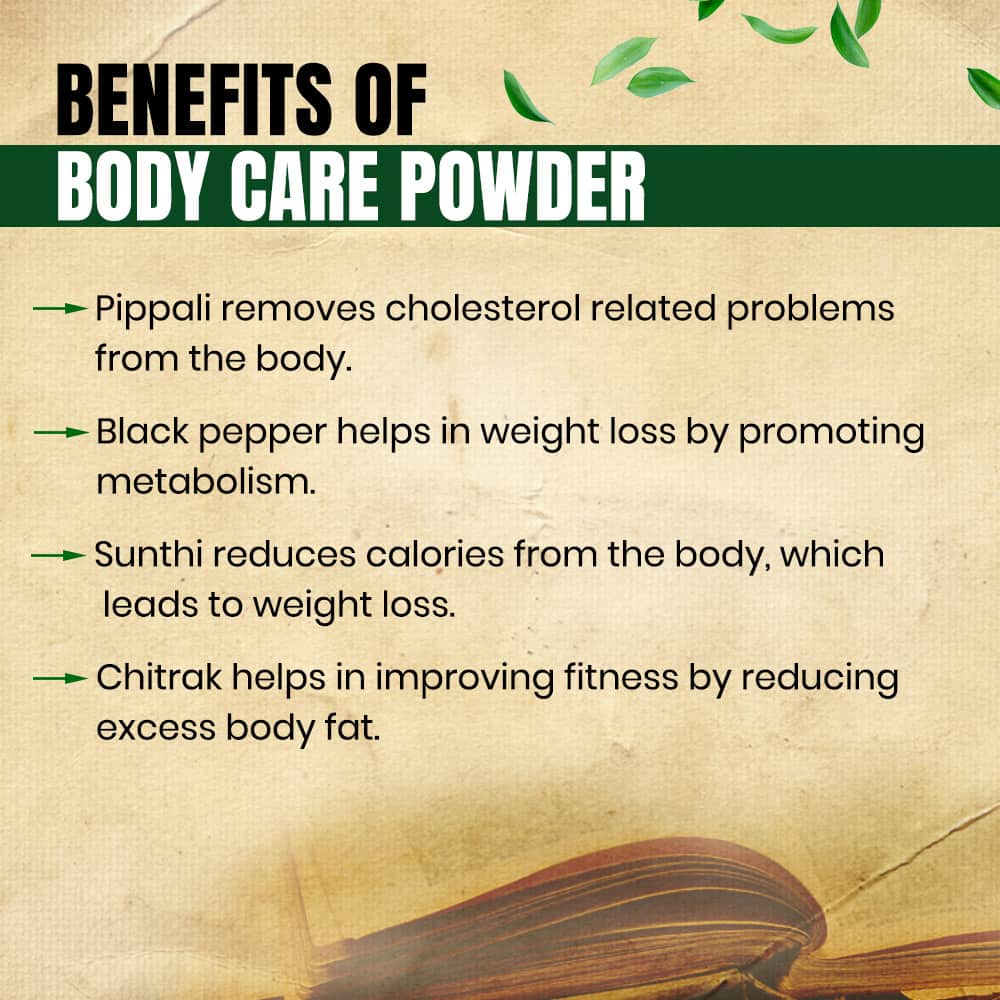 Body care powder- Ayurvedic Remedy to Weight Loss