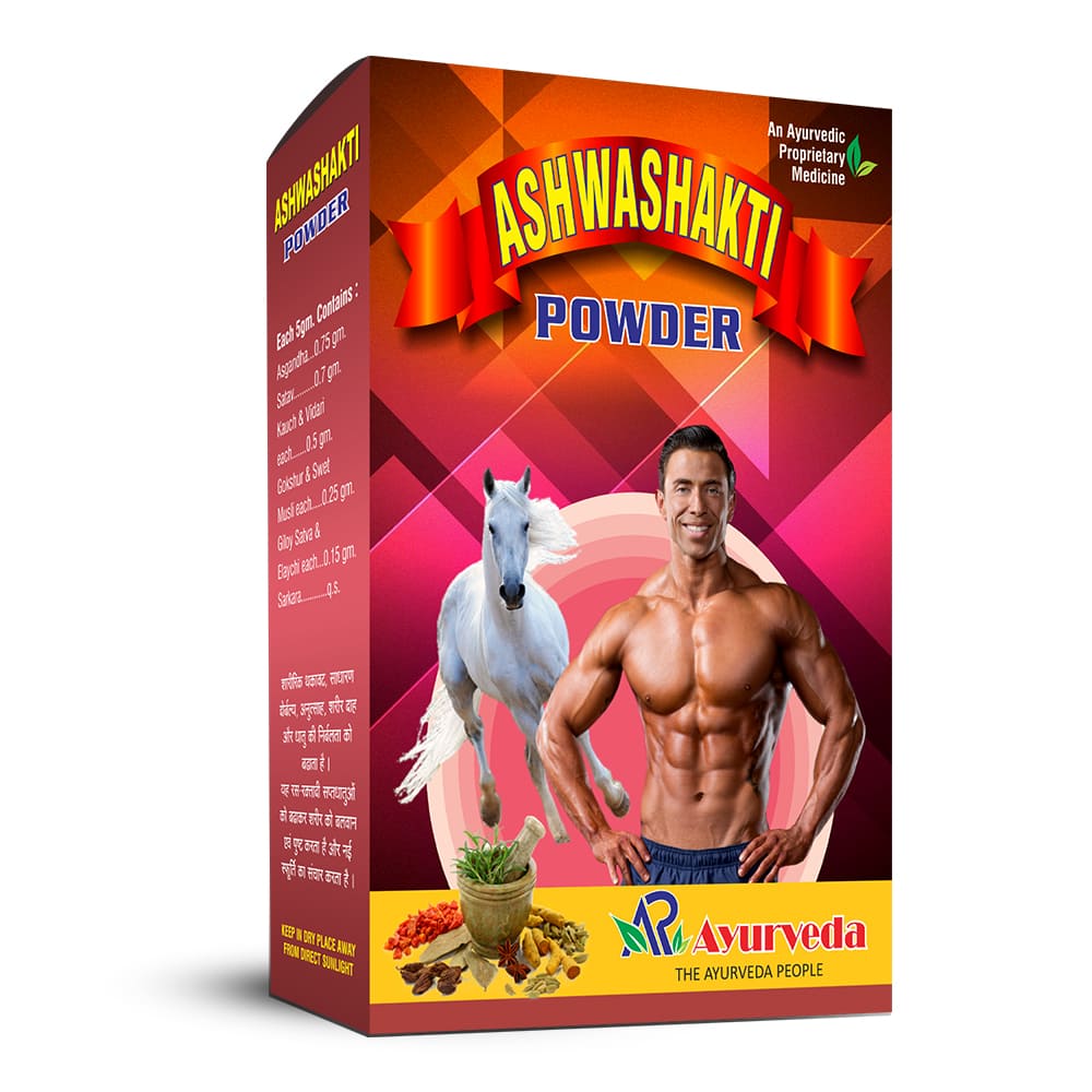 Ashwashakti Powder- Ayurvedic Weight & Muscles gain Powder for Men