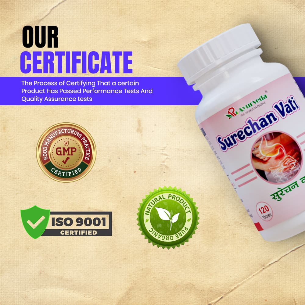 Surechan Vati Tablet- Best Ayurvedic Formulation for Stomach Problems 