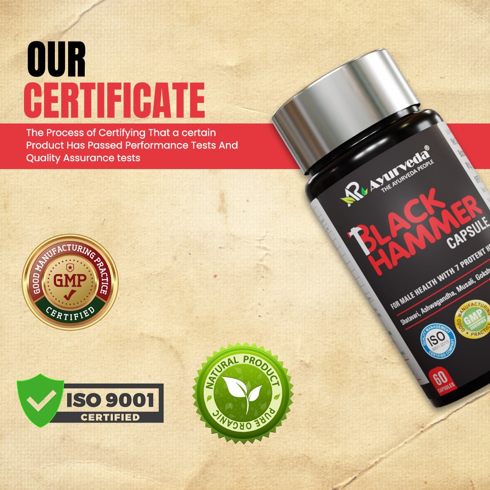 Black Hammer Capsule - Ayurvedic formula For Stamina & Strength