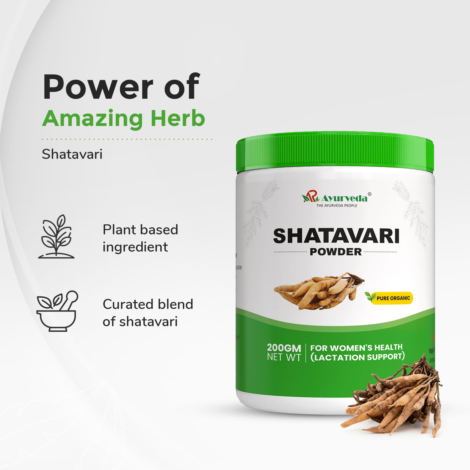 Shatavari Powder- Ayurvedic Stamina Booster Powder