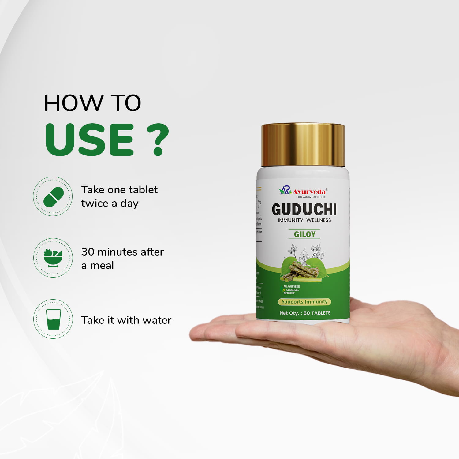 Guduchi Tablet- Best Ayurvedic immunity booster and blood purifier