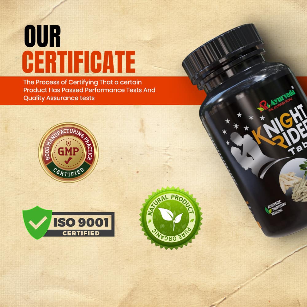 Knight Rider Tablet- Ayurvedic Power & Stamina Booster Medicine for Men