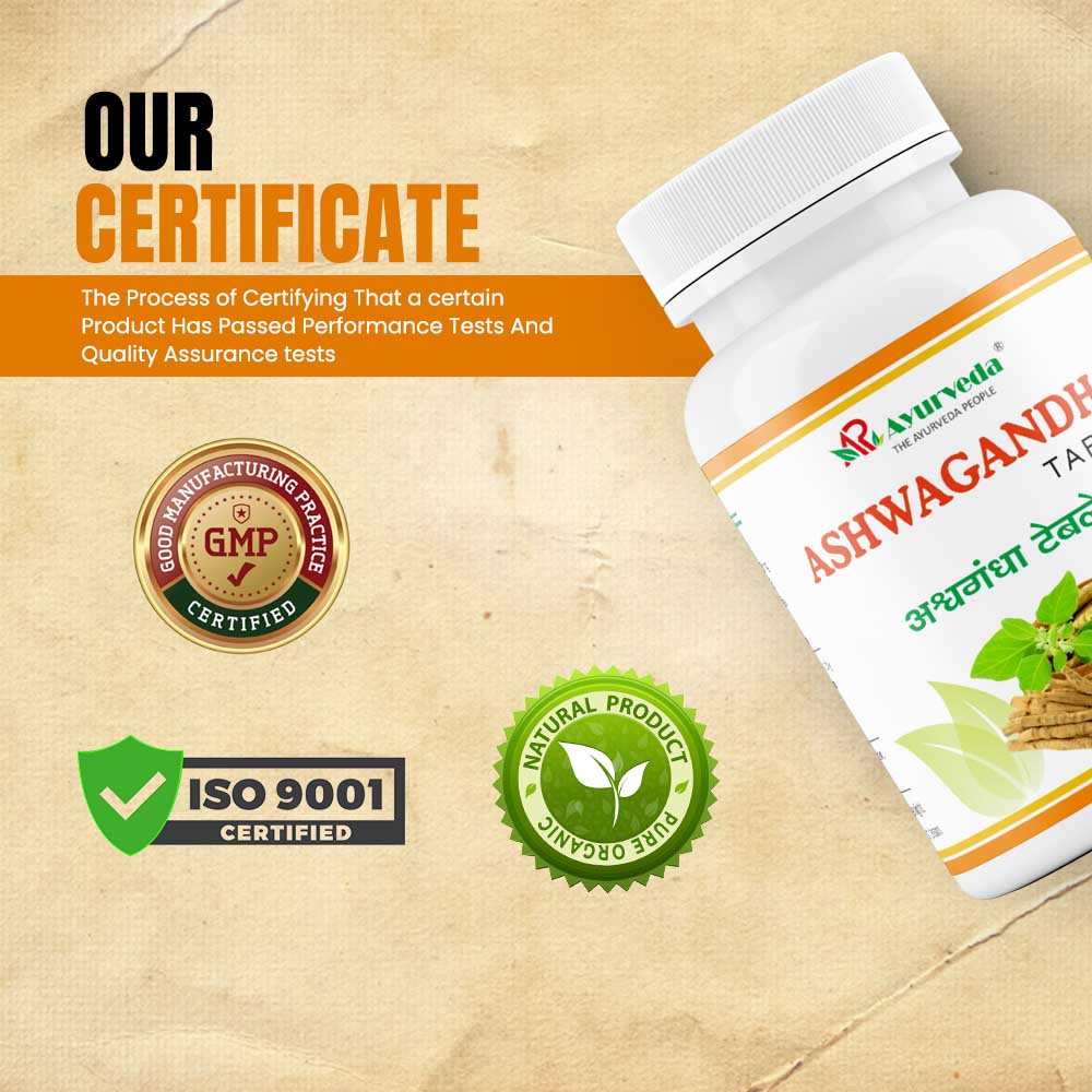 Ashwagandha tablet- Ayurvedic medicine for general weakness and stress